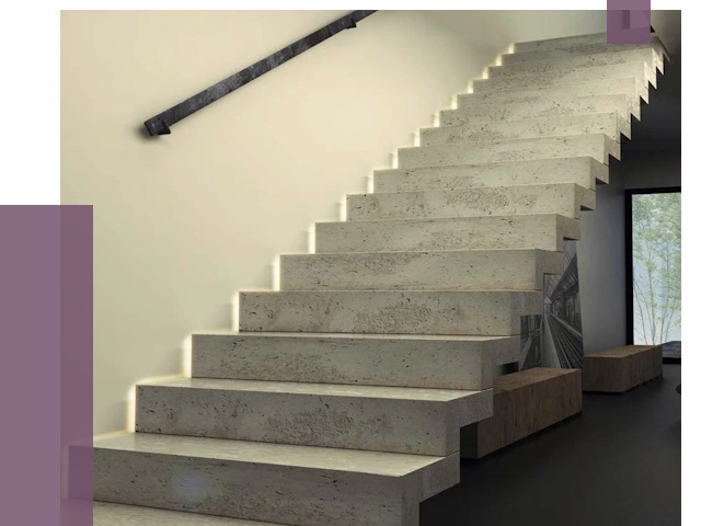 Облицовка бетонных лестниц в Улане-Удэ от 4609 руб/м2 