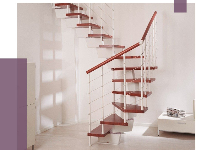 Изготовление лестниц на больцах в Улане-Удэ от 9731 руб. | ПРОЛЁТ-Лнд