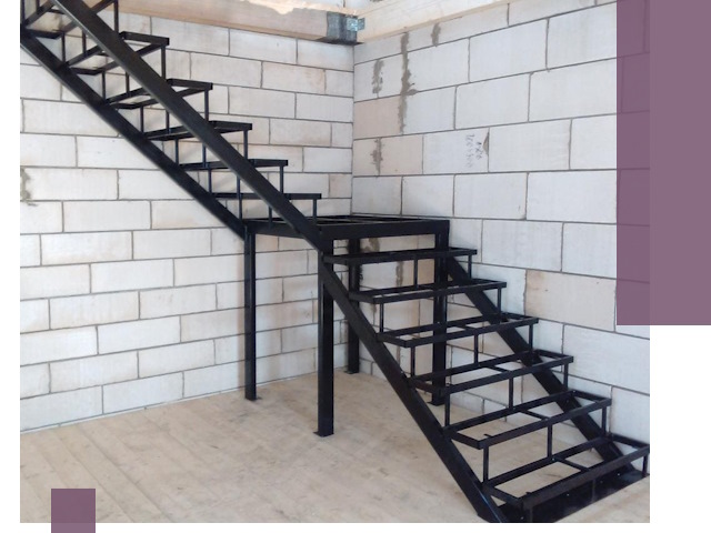 Лестницы на металлокаркасе под ключ в Улане-Удэ — изготовление и монтаж