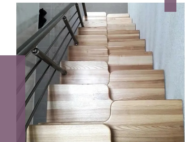 Лестницы гусиный шаг в Улане-Удэ от 13060 руб. под ключ | ПРОЛЁТ-Лнд