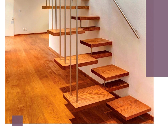 Лестницы «гусиный шаг» на заказ в Улане-Удэ для узких пространств