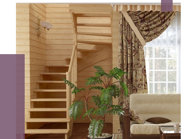 Лестницы для дачи в Улане-Удэ от 76054 руб.  | ПРОЛЁТ-Лнд