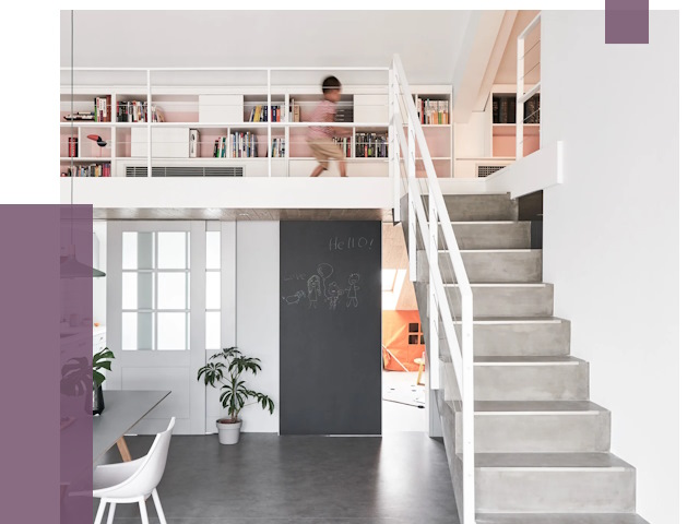 Лестницы для двухуровневой квартиры в Улане-Удэ от 176692 руб. | ПРОЛЁТ-Лнд