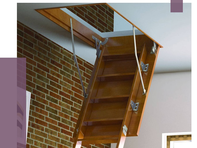 Установка чердачной лестницы в Улане-Удэ от 7836 руб. | ПРОЛЁТ-Лнд