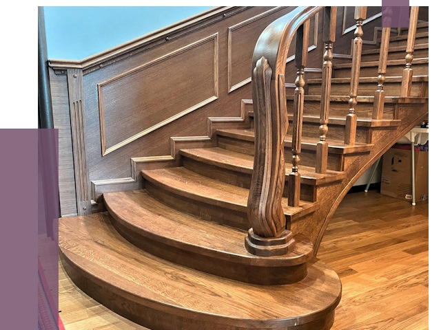 Дубовые лестницы под ключ в Улане-Удэ от 176692 руб. — ПРОЛЁТ-Лнд