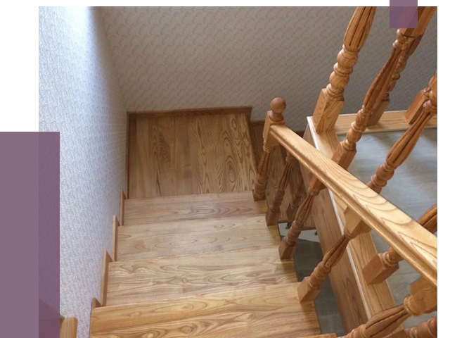 Сосновые лестницы в Улане-Удэ под ключ от 8092 руб.  | ПРОЛЁТ-Лнд