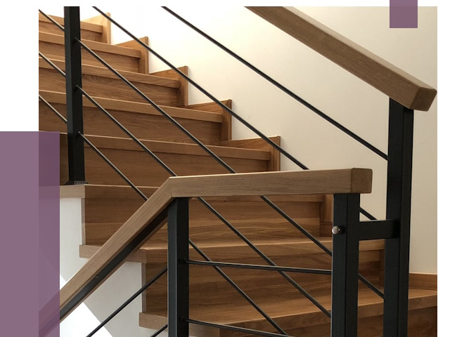 Обшивка металлической лестницы деревом в Улане-Удэ от 4353 руб.