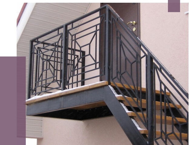 Металлические перила в Улане-Удэ от 4302 руб.  | ПРОЛЁТ-Лнд
