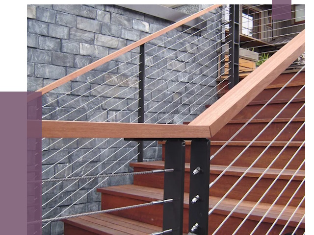 Тросовые перила под ключ в Улане-Удэ от 7785 руб. 