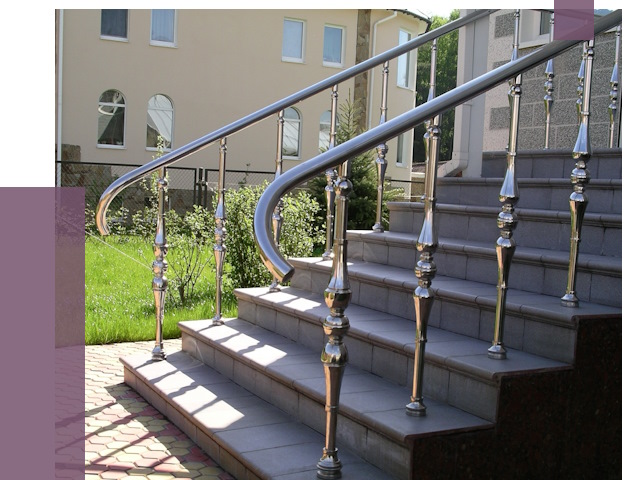 Перила для крыльца в Улане-Удэ от 10755 руб. — монтаж ПРОЛЁТ-Лнд