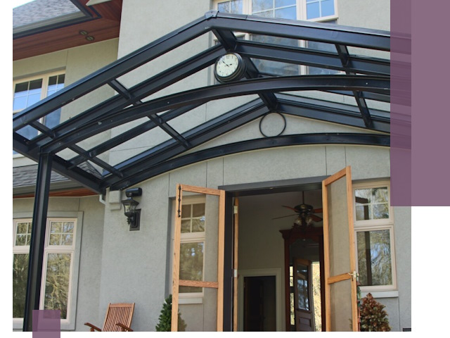 Изготовление и монтаж навесов и козырьков в Улане-Удэ