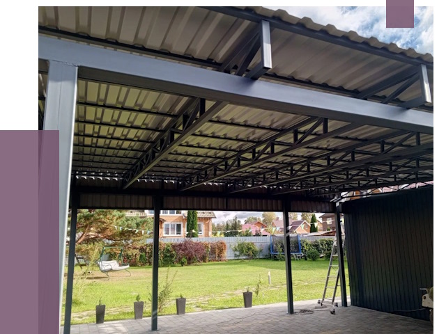 Монтаж навесов в Улане-Удэ от 7375 руб. — установка навеса | ПРОЛЁТ-Лнд