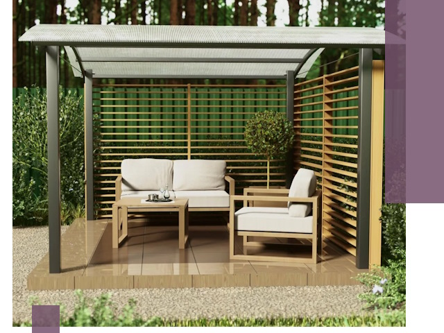 Навесы для дачи в Улане-Удэ: изготовление, монтаж и демонтаж