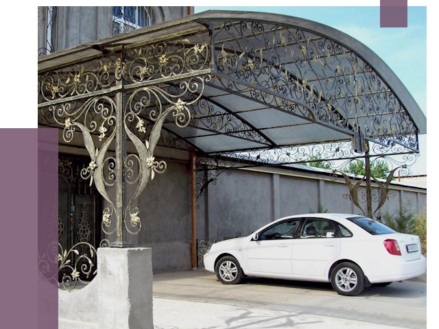 Кованые навесы в Улане-Удэ от 14596 руб. | ПРОЛЁТ-Лнд