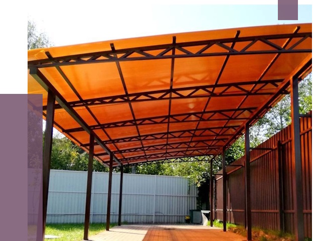 Односкатные навесы под ключ в Улане-Удэ от 13162 руб. 