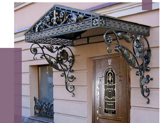 Кованые козырьки в Улане-Удэ под ключ от 12753 руб. — ПРОЛЁТ