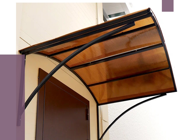 Недорогие козырьки в Улане-Удэ от 7600 руб.  | ПРОЛЁТ-Лнд