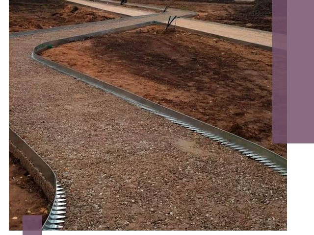 Металлические бордюры под ключ в Улане-Удэ — изготовление и монтаж