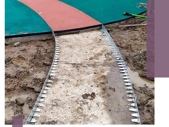 Металлические бордюры для дорожек в Улане-Удэ — монтаж и изготовление